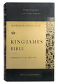 KJV Sovereign Collection Bible Personal Size Purple Thumb Indexed (Red Letter Edition)