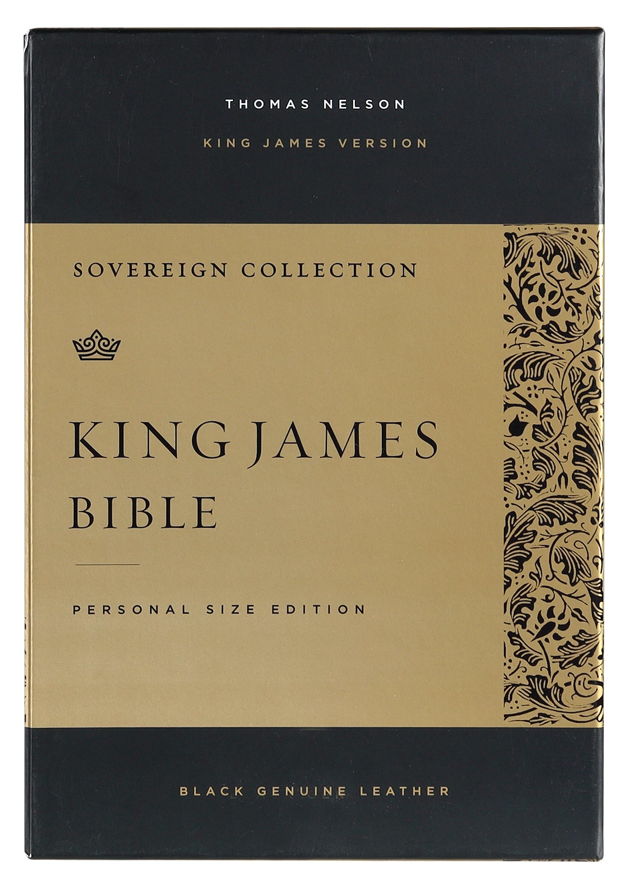 KJV Sovereign Collection Bible Personal Size Black (Red Letter Edition)