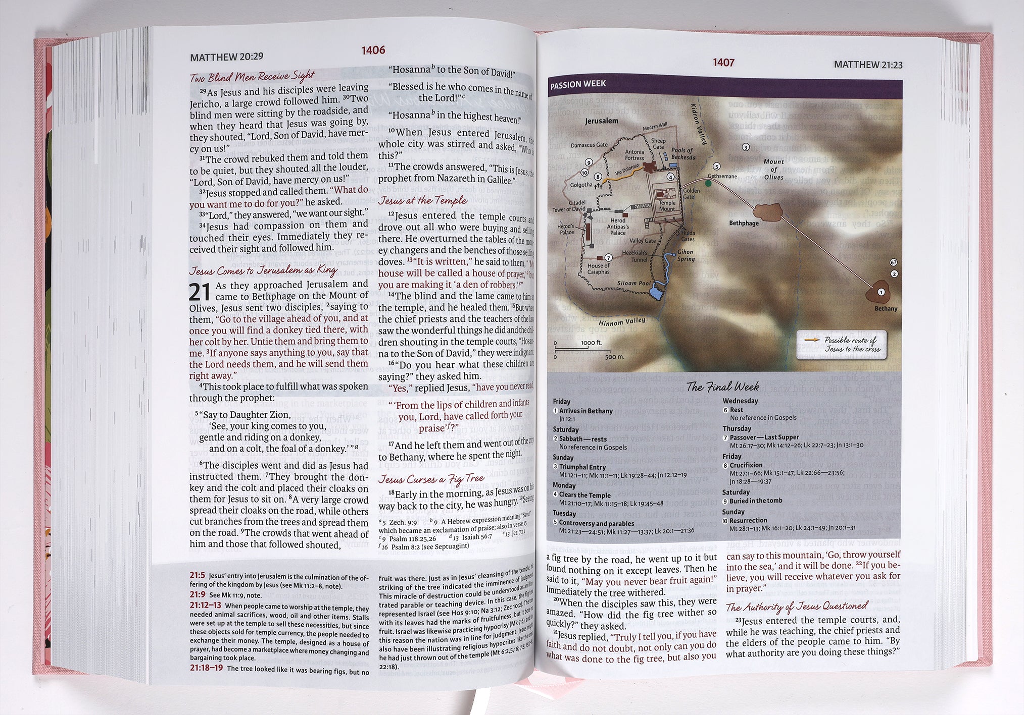 NIV Woman's Study Bible Pink