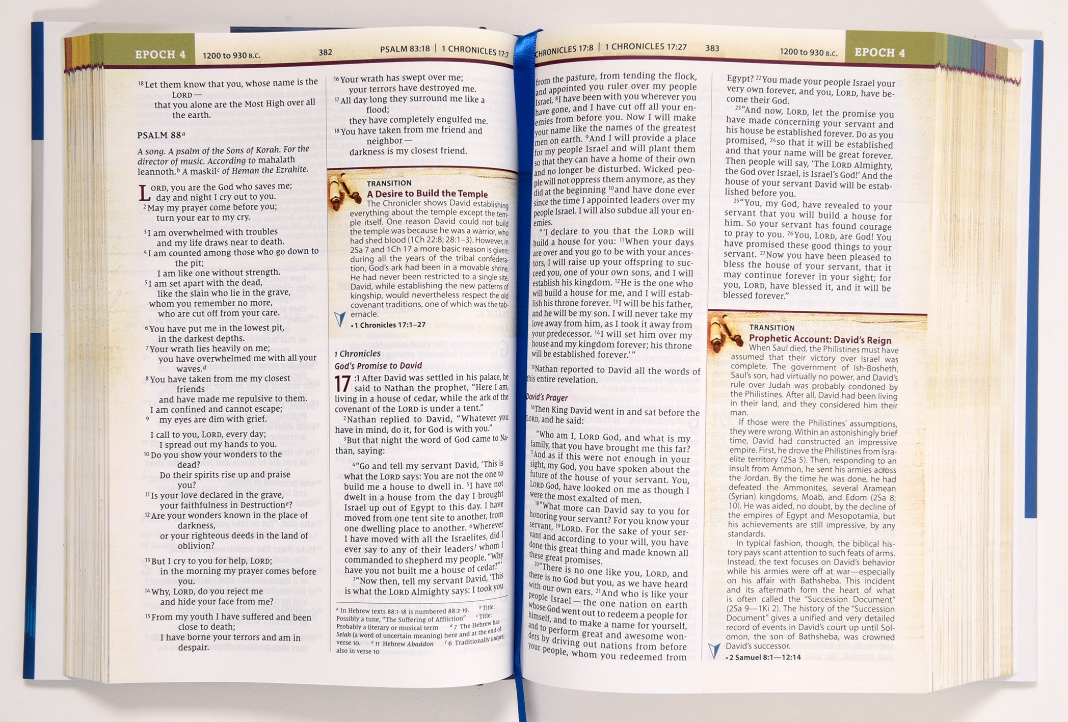 NIV Chronological Study Bible Black