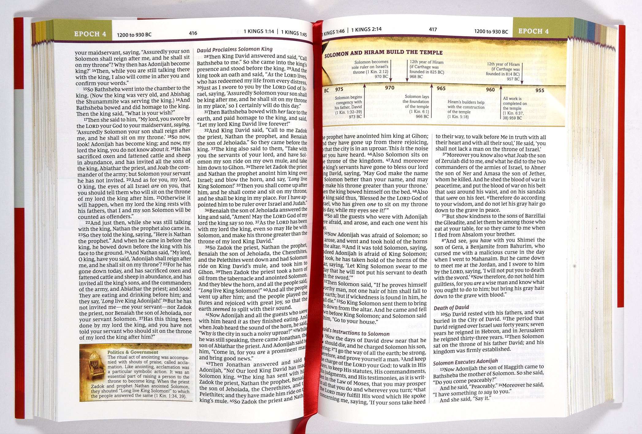 NKJV Chronological Study Bible Black