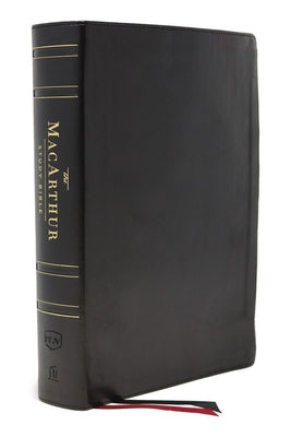NKJV Macarthur Study Bible Black Thumb Indexed (2nd Edition)