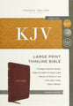KJV Thinline Large Print Bible Vintage Series Burgundy (Red Letter Edition)