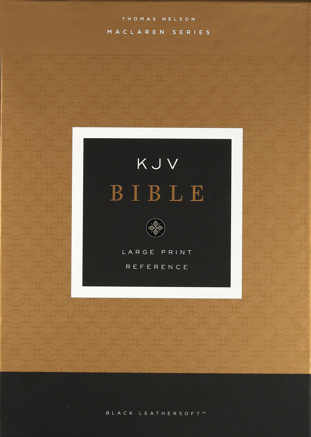 KJV Large Print Verse-By-Verse Reference Bible Maclaren Series Black