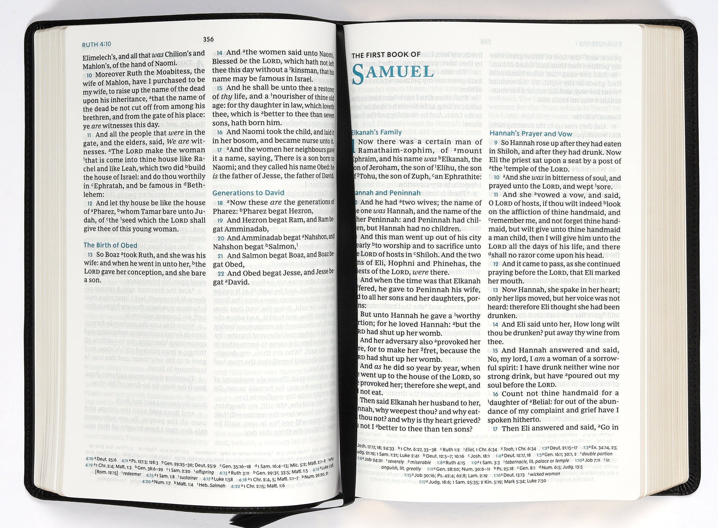 KJV Large Print Verse-By-Verse Reference Bible Maclaren Series Black