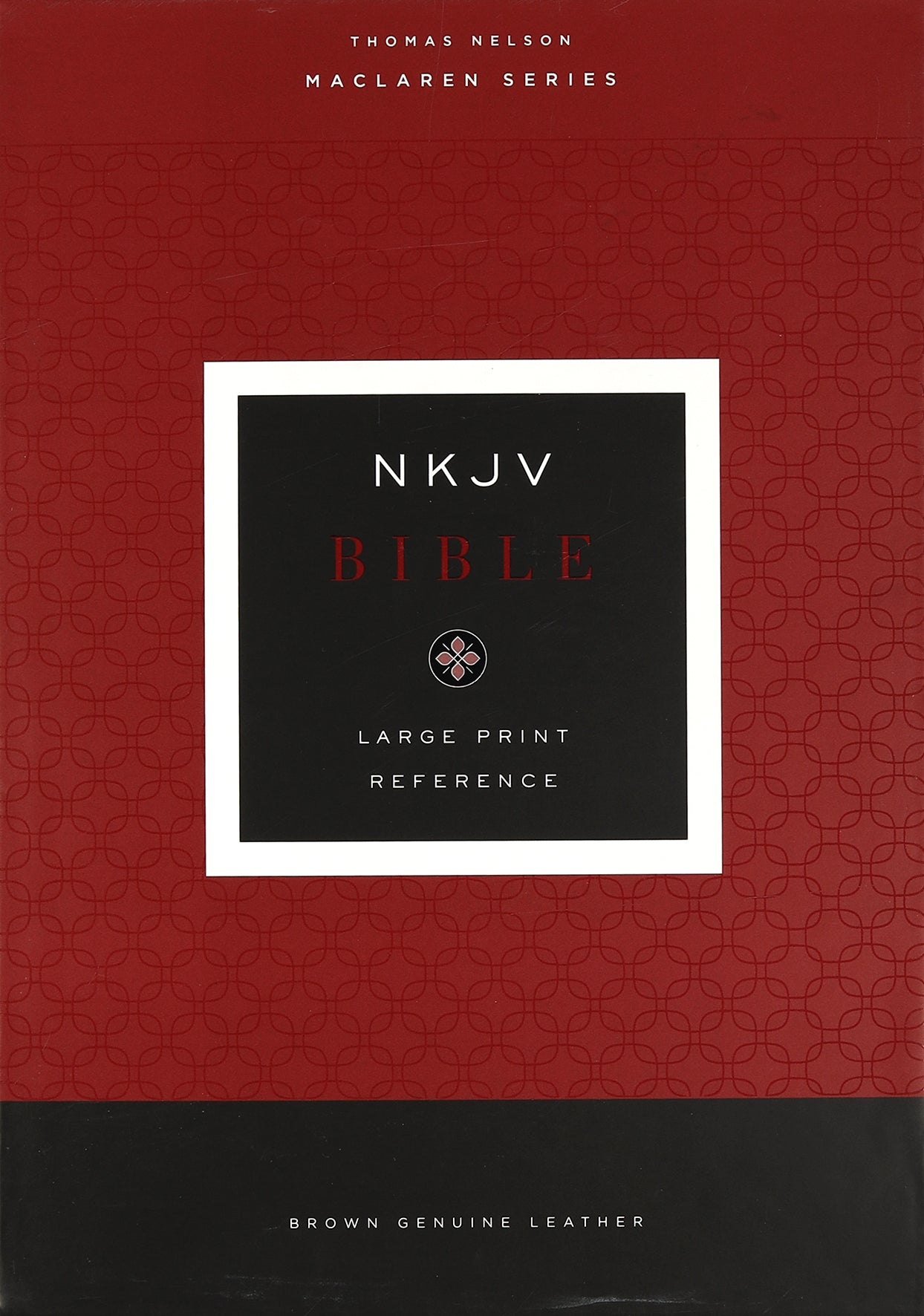 NKJV Large Print Verse-By-Verse Reference Bible Maclaren Series Brown