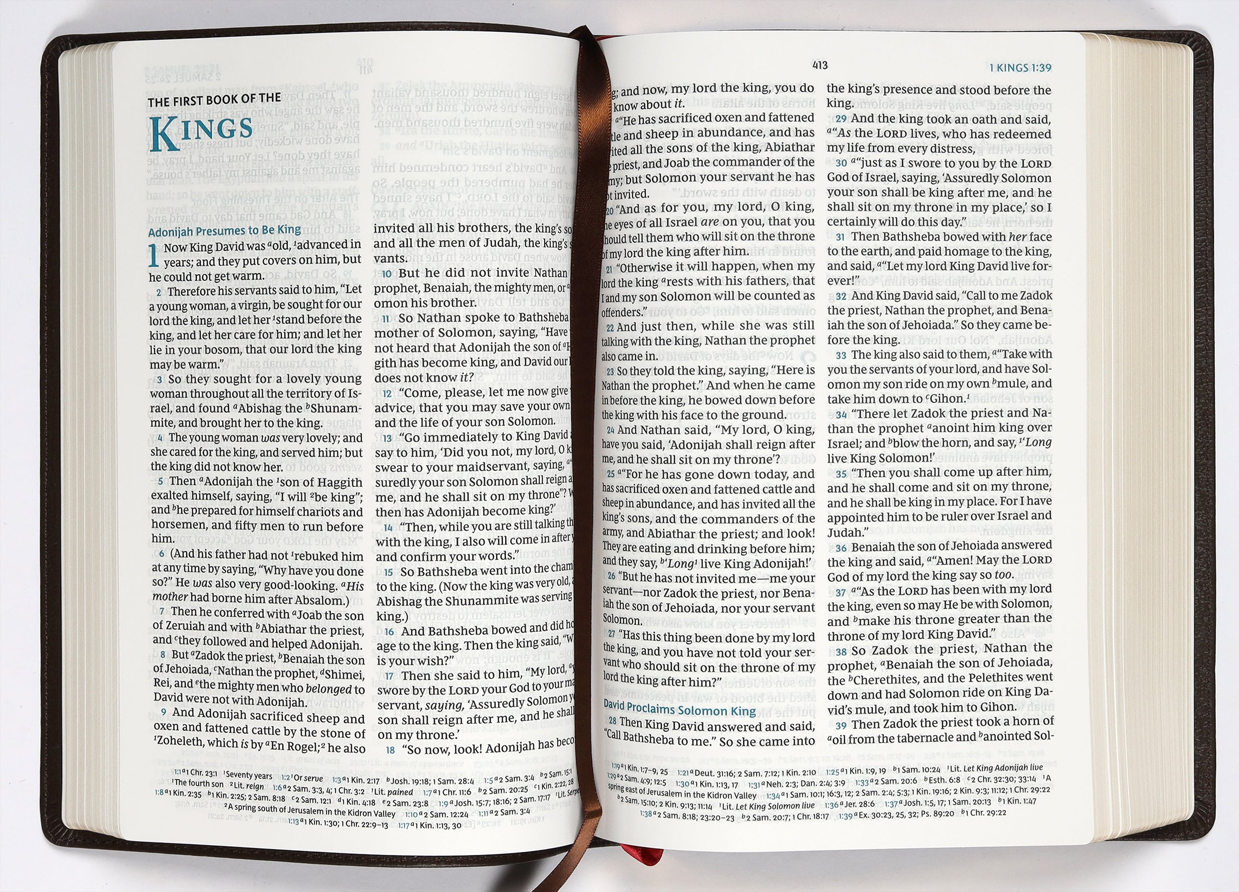 NKJV Large Print Verse-By-Verse Reference Bible Maclaren Series Brown