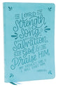 NKJV Thinline Bible Verse Art Cover Collection Teal Thumb Indexed (Red Letter Edition)