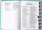 NKJV Thinline Bible Verse Art Cover Collection Teal Thumb Indexed (Red Letter Edition)