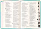 NKJV Thinline Bible Verse Art Cover Collection Teal Thumb Indexed (Red Letter Edition)
