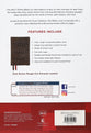 NKJV Thinline Bible Verse Art Cover Collection Brown Thumb Indexed (Red Letter Edition)