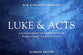 NKJV Luke/Acts Devotional Flipback Edition (Red Letter Edition)