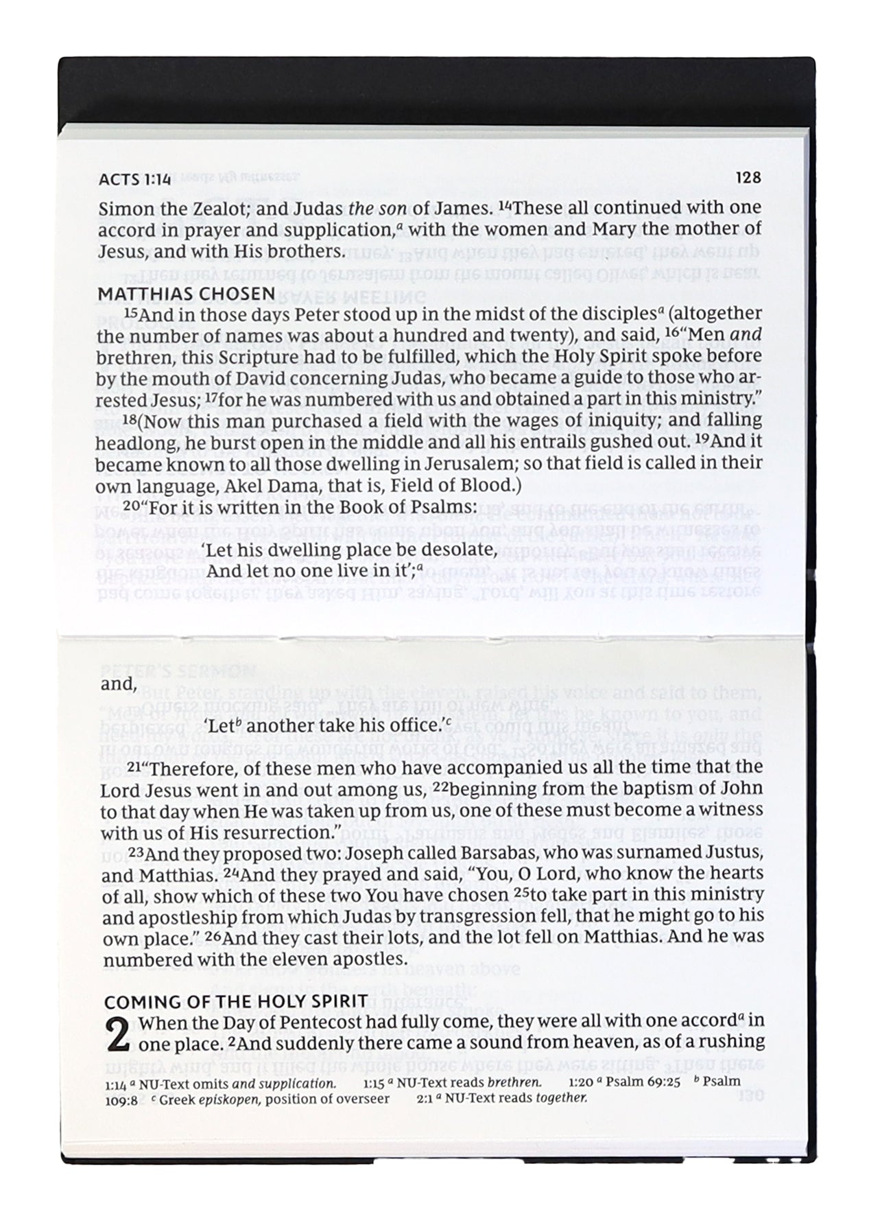 NKJV Luke/Acts Devotional Flipback Edition (Red Letter Edition)