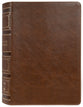 NKJV Single-Column Wide-Margin Reference Bible Brown (Red Letter Edition)