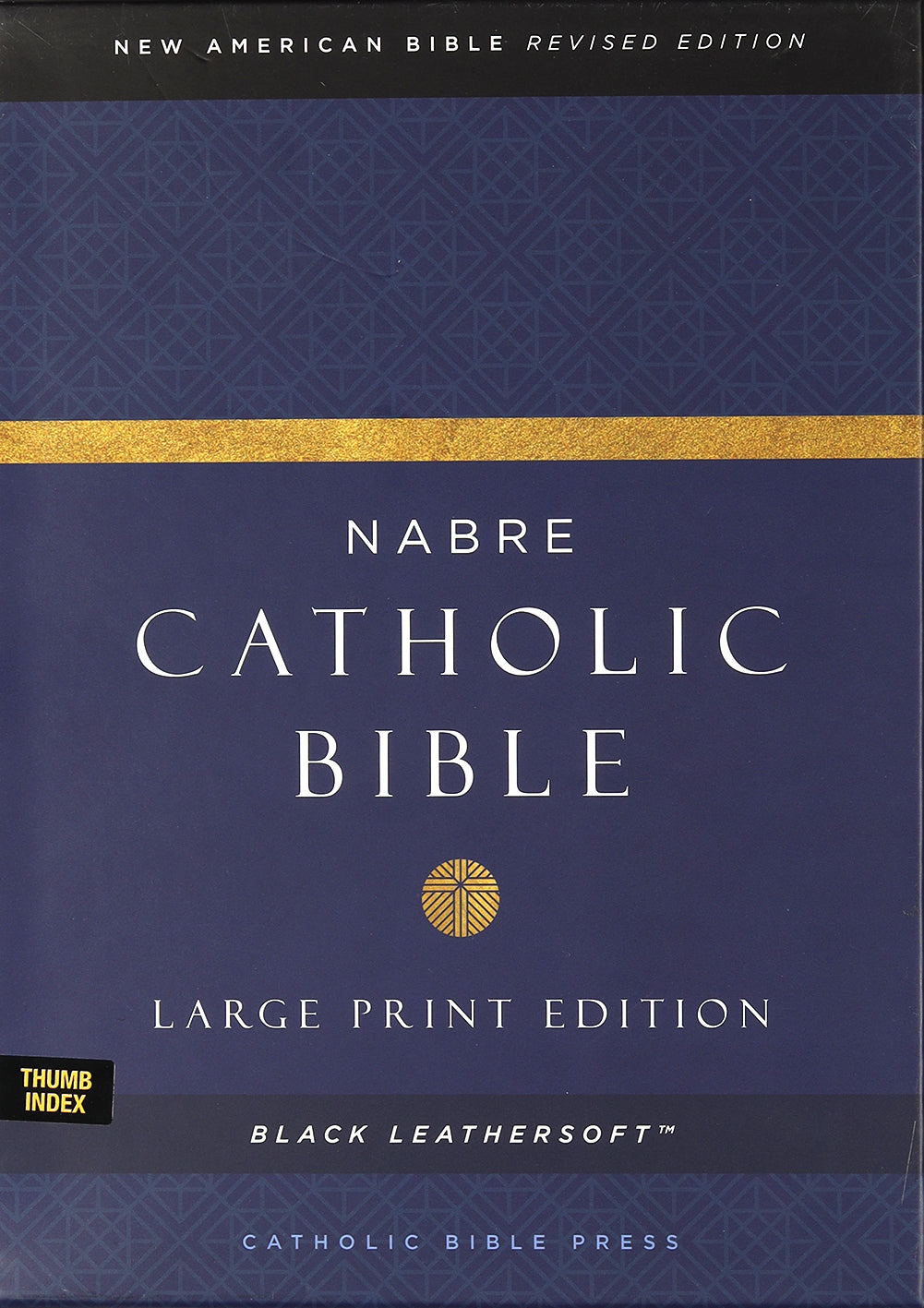 Nabre Catholic Bible Revised Edition Large Print Black Thumb Indexed