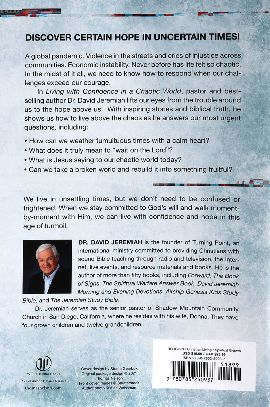 Living With Confidence in a Chaotic World: Certain Hope in Uncertain Times