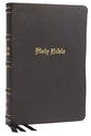 KJV Thinline Large Print Bible Black Thumb Indexed (Red Letter Edition)