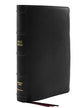 KJV Thinline Bible Large Print Premium Goatskin Leather Black Premier Collection (Red Letter Edition)