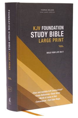 KJV Foundation Study Bible Large Print Thumb Indexed (Red Letter Edition)