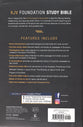 KJV Foundation Study Bible Large Print Brown (Red Letter Edition)