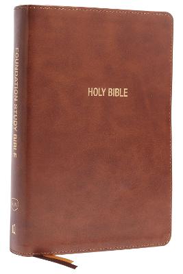 KJV Foundation Study Bible Large Print Brown Thumb Indexed (Red Letter Edition)