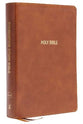 NKJV Foundation Study Bible Large Print Brown (Red Letter Edition)