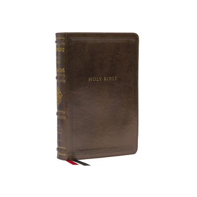 NKJV Personal Size Reference Bible Sovereign Collection Brown (Red Letter Edition)