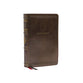 NKJV Personal Size Reference Bible Sovereign Collection Brown (Red Letter Edition)