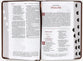 NKJV Personal Size Reference Bible Sovereign Collection Brown Thumb Indexed (Red Letter Edition)