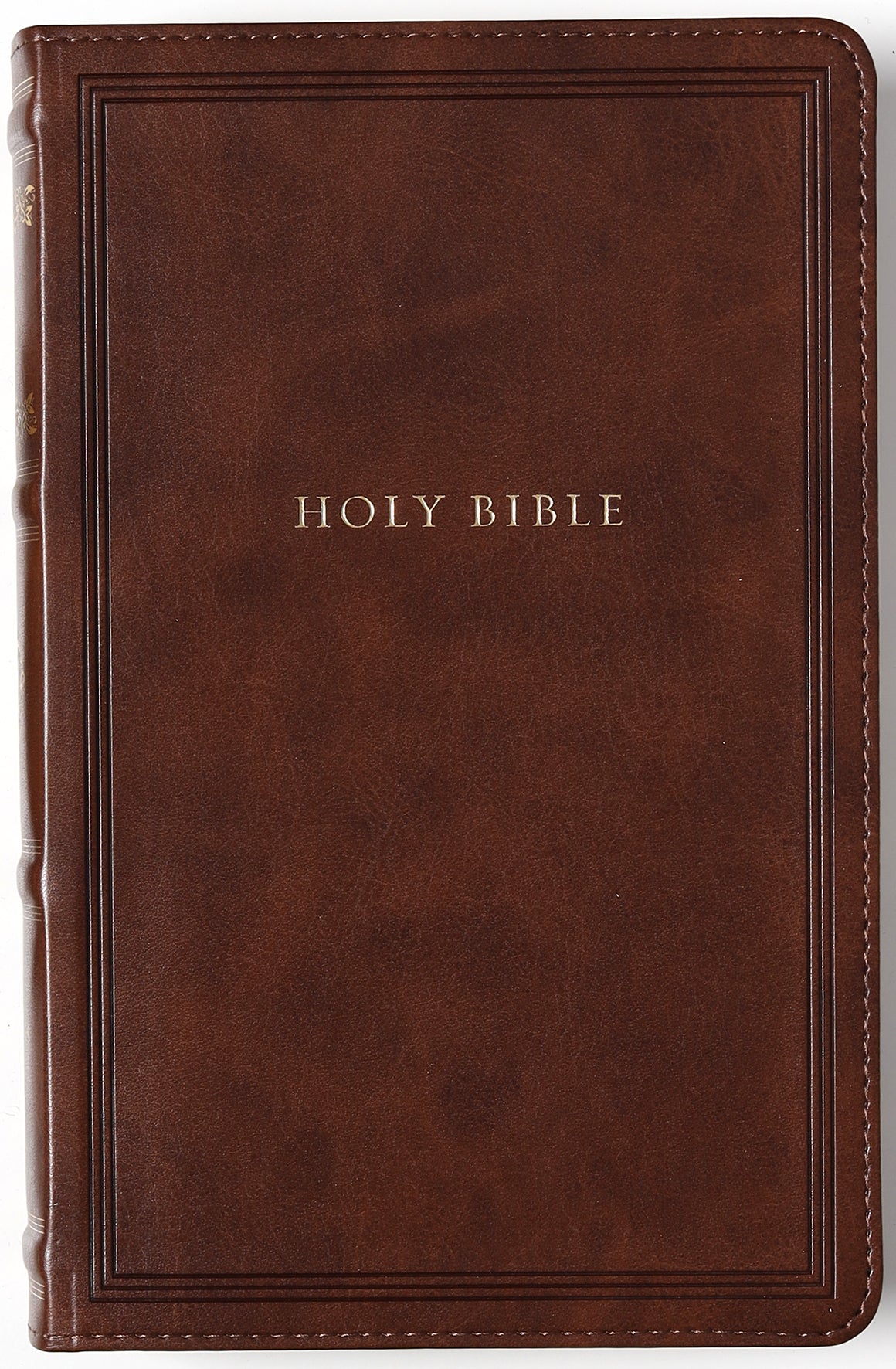 NKJV Personal Size Reference Bible Sovereign Collection Brown Thumb Indexed (Red Letter Edition)
