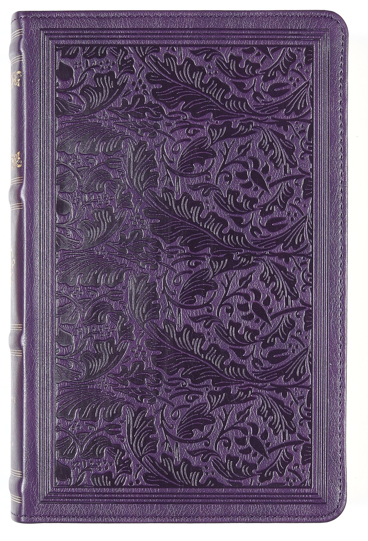 NKJV Personal Size Reference Bible Sovereign Collection Purple (Red Letter Edition)