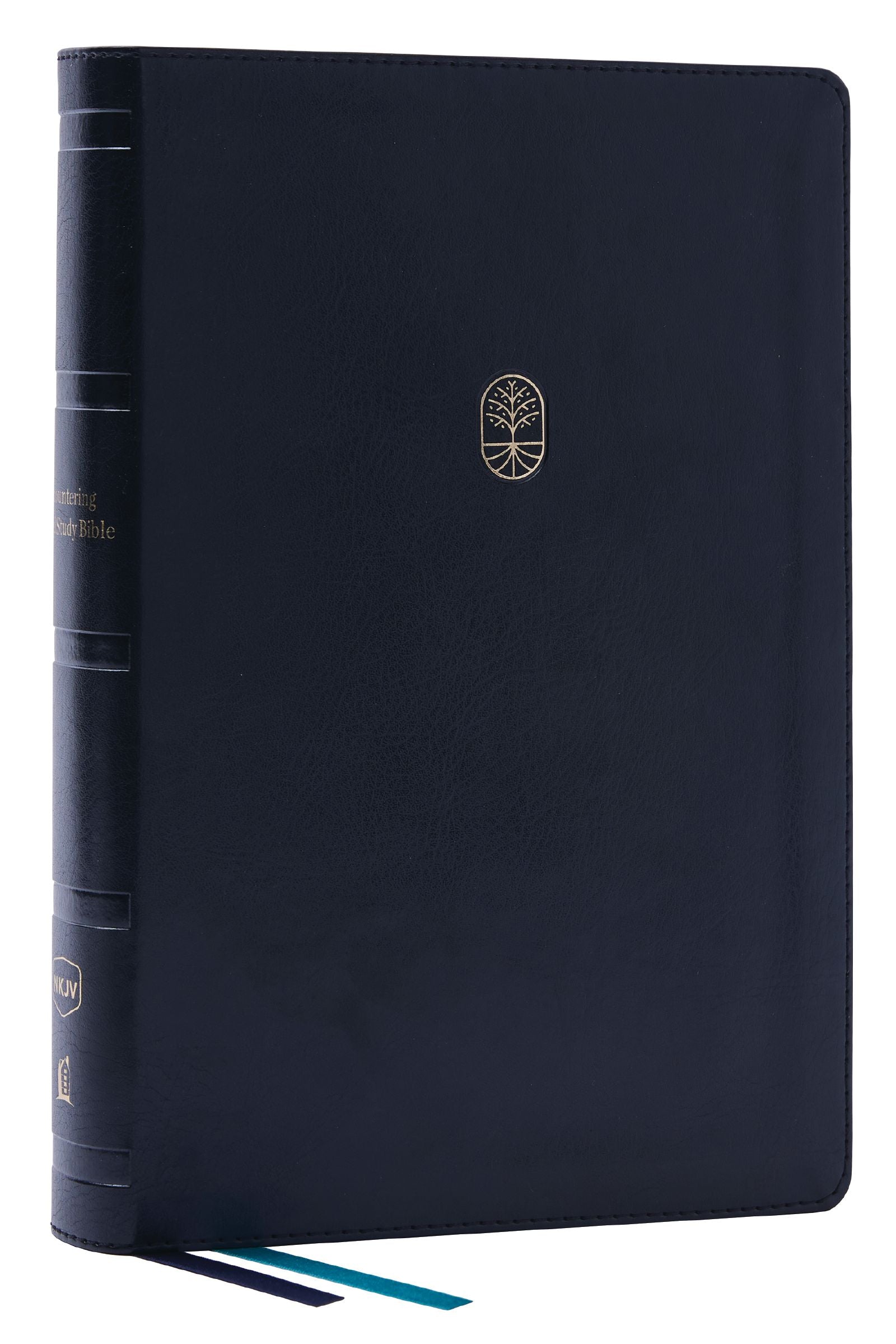 NKJV Encountering God Study Bible Black Indexed (Red Letter Edition)