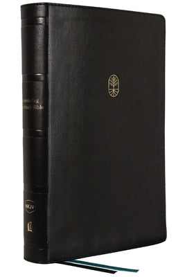 NKJV Encountering God Study Bible Black Indexed (Red Letter Edition)