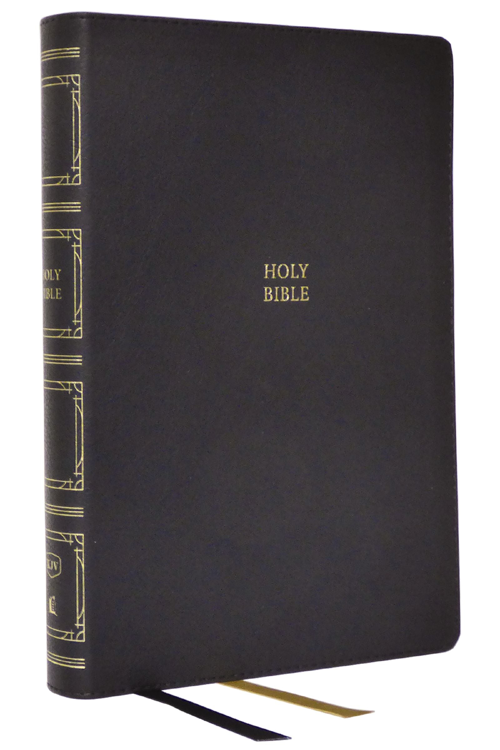 KJV Paragraph-Style Large Print Thinline Bible Black Thumb Indexed (Red Letter Edition)