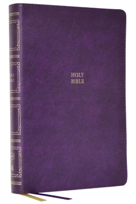 KJV Paragraph-Style Large Print Thinline Bible Purple (Red Letter Edition)