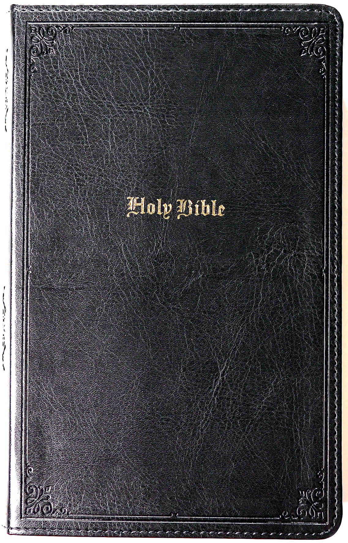 KJV End-Of-Verse Reference Bible Personal Size Large Print Black (Red Letter Edition)