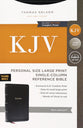 KJV End-Of-Verse Reference Bible Personal Size Large Print Black Thumb Indexed (Red Letter Edition)