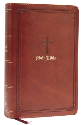 KJV End-Of-Verse Reference Bible Personal Size Large Print Brown (Red Letter Edition)