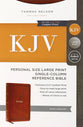 KJV End-Of-Verse Reference Bible Personal Size Large Print Brown (Red Letter Edition)