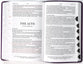 KJV End-Of-Verse Reference Bible Personal Size Large Print Purple Thumb Indexed (Red Letter Edition)