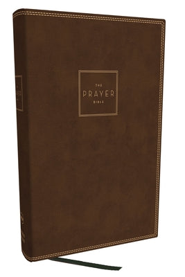 NKJV Prayer Bible Brown (Red Letter Edition)
