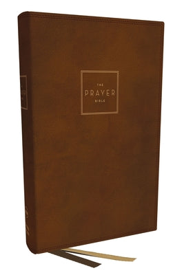 NKJV Prayer Bible Brown (Red Letter Edition)