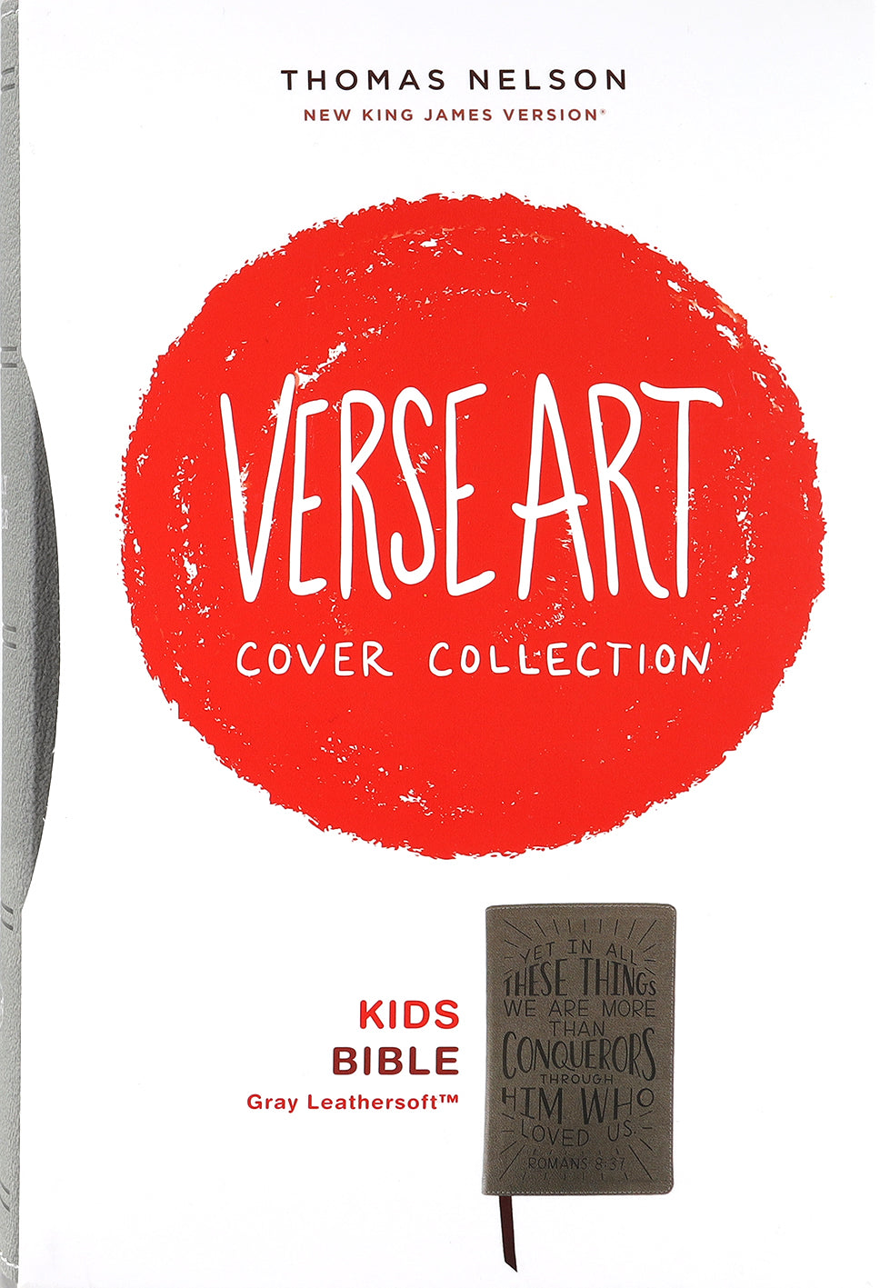 NKJV Holy Bible For Kids Verse Art Cover Collection Gray