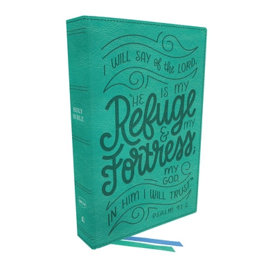 NKJV Thinline Youth Edition Bible Verse Art Cover Collection Teal (Red Letter Edition)