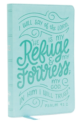 NKJV Thinline Youth Edition Bible Verse Art Cover Collection Teal (Red Letter Edition)