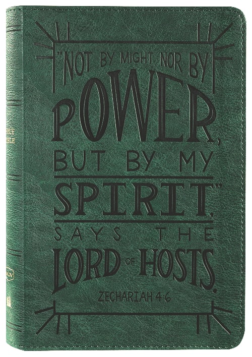 NKJV Thinline Youth Edition Bible Verse Art Cover Collection Green (Red Letter Edition)