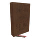 NKJV Personal Size Reference Bible Verse Art Cover Collection Brown (Red Letter Edition)
