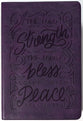 NKJV Giant Print Center-Column Reference Bible Verse Art Cover Collection Purple Thumb Indexed (Red Letter Edition)