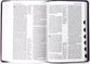 NKJV Giant Print Center-Column Reference Bible Verse Art Cover Collection Purple Thumb Indexed (Red Letter Edition)