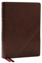 NKJV Word Study Reference Bible Brown (Red Letter Edition)